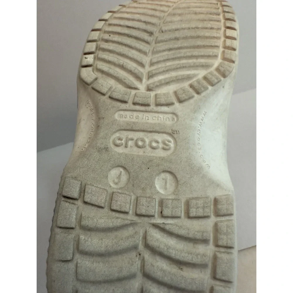 Crocs Kids Simpsons Cayman Graphic Boys Girls Summer Slip On Sandals Clogs Sz J1